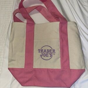 Traders Joes Tote Bag - Pink